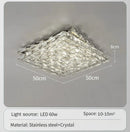 Axyaa Nordic Crystal LED Ceiling Chandelier in Gold/Chrome for Luxury Living Spaces