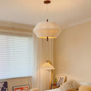 Axyaa Hemp Rope LED Chandelier Retro Decorative Fixture for Living Dining Room