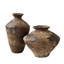 Axyaa Coarse Pottery Vase: New Chinese Wabi Sabi Style Rustic Decor for Home & Living Room