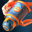 Axyaa Kids Stainless Steel Straw Thermos Bottle