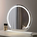 Axyaa Light-Up Vanity Mirror with Smart Touch Control, 3 Colors, 360° Rotation
