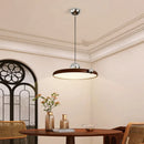Axyaa Walnut LED Pendant Light for Home Decor and Lighting