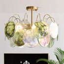 Axyaa Luxe Glass Pendant Light for Master Bedroom & Living Room