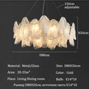 Axyaa Crystal Chandelier LED Pendant Lamp - Luxury Home Decor Lighting
