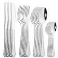 Axyaa Stainless Steel Cutlery Set - Knife Fork Spoon Tableware Flatware for Home & Restaurant