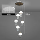 Axyaa Crystal Chandelier Stair Pendant Lamp for Modern Home Decoration