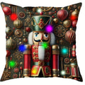 Nutcracker Princess LED Pillowcase - Festive Christmas Home Decor by Axyaa