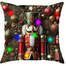 Nutcracker Princess LED Pillowcase - Festive Christmas Home Decor by Axyaa