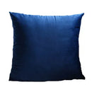 Blue Velvet Cushion Cover for Stylish Home Decor by Axyaa