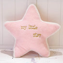 Axyaa Stars Clouds Girl Heart Shaped Pillow for Bedroom and Living Room