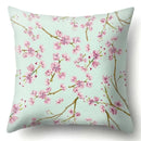 Axyaa Floral Landscape Painting Cushion Cover 45x45CM Home Decor Pillowcase