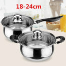 Axya Stainless Steel Double Bottom Soup Pot Multi-Purpose Cookware