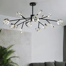 Axyaa Crystal Chandelier Pendant Light for Living Room, Bedroom, and Ceiling