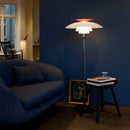 Axyaa Nordic Danish Glass Floor Lamp for Bedroom and Living Room Decor