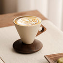 Axyaa Vintage Latte Coffee Cup and Saucer Set for Exquisite Afternoon Tea or Coffee