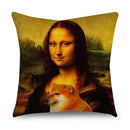 Axyaa Funny Pattern Cushion Cover for Home Sofa Decor