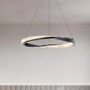 Axyaa Modern Circular Pendant Lamp for Living, Dining, Bedroom - Italian Light Luxury