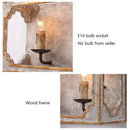 Axyaa Solid Wood Wall Lamp for Bedroom Living Room Tv Background Mirror Front Light