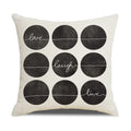 Axyaa Nordic Decorative Cushion Covers in Black & White for Sofa, Bed, Party