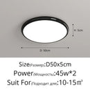 Axyaa Modern LED Ceiling Lamp 5 Colors for Living Room Bedroom Lighting
