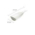 Axyaa Wine Bottle Main Dish Plate Set - Creative Sushi Tableware - White Porcelain Kitchen Utensils