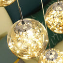 Axyaa Designer Lava Chandelier for Grand Villa Loft Duplex with Suspended Staircase