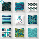 Axyaa Geometric Pattern Polyester Pillow Case for Home Sofa Decoration