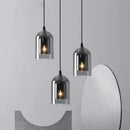 Axyaa Modern Glass Pendant Chandelier for Dining Room Kitchen Bar Lighting