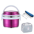 Axyaa Double Wall Stainless Steel Vacuum Thermal Lunch Box - Leakproof Food Container