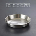 Axyaa 304 Stainless Steel Korean Food Storage Tray Snack Pan Kimchi Plate Kitchen Utensils