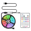 Axyaa Bluetooth RGB LED Strip Lights 5M Music Sync TV Party Decor
