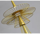 Axyaa Metal Cord Pendant Chandelier: Loft Luxury Lighting for Living, Dining, and Parlor Decor
