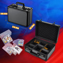 Axyaa 3-Row Trading Card Case: PSA Graded Card Box, Toploader Holder & Slab Storage