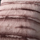 Axyaa Rabbit Fur Striped Throw Pillowcase - Soft Plush Cushion Cover for Home Sofa