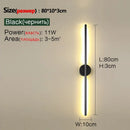 Axyaa Double Head Minimalist Line Wall Lamp for Bedroom TV Background Corridor