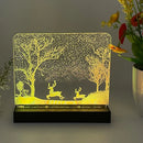 Snowy Deer Nightlight: Axyaa Cute and Colorful Bedthroom Decor