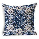 Axyaa Ramadan Vintage Ethnic Pattern Cushion Cover 45x45cm Linen Pillow Case