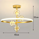 Axyaa Modern LED Pendant Chandelier for Dining Room Lighting