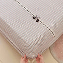 Axyaa Double-Layer Plaid Lace Mattress: Soft, Skin-Friendly, Non-Slip - Single Piece