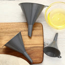 Axyaa Triangular Funnel Set for Household Kitchen Filtering and Separation
