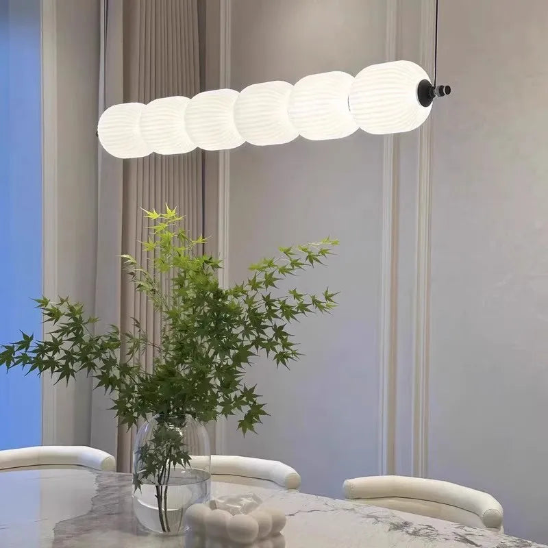 Axyaa White LED Pendant Light for Modern Spaces