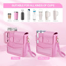 Axyaa Crossbody Bag for Stanley Cup 40 oz Bottle with Adjustable Strap