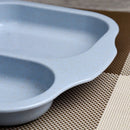 Axyaa Plastic Student Dinner Plate with Multiple Compartments and Anti-fall Design