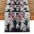 Axyaa Halloween Hand Figure Table Runner for Farmhouse Dining, Wedding Party Decor