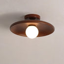 Axyaa Nordic Walnut Log Ceiling Lights - Creative, Simple, and Stylish Lighting Fixtures