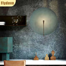 Axyaa Mini Metal Plate Wall Light for Nordic Living Room Decor