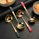 Axyaa Stainless Steel Soup Spoon Kitchen Utensil Set