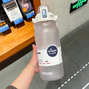 Axyaa 1500/2000ml Tritan Water Bottle with Time Marker, Leak-Proof, BPA-Free Gradient Color