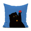 Axyaa Couple Car Decor Pillow Cover Set for Sofa 4 Sizes - Express Your Style!