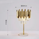Axyaa Crystal LED Floor Lamp for Bedroom and Living Room Decoration